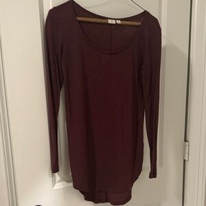 BP Burgundy Long Sleeve Tee